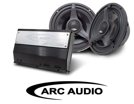 Arc Audio weatherproof audio speakers and components for motorcycles at SoundFX RI 